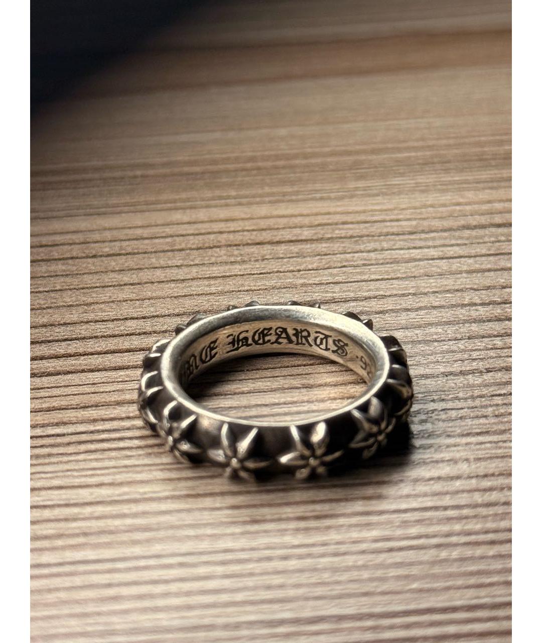 CHROME HEARTS Серебряное серебряное кольцо, фото 3