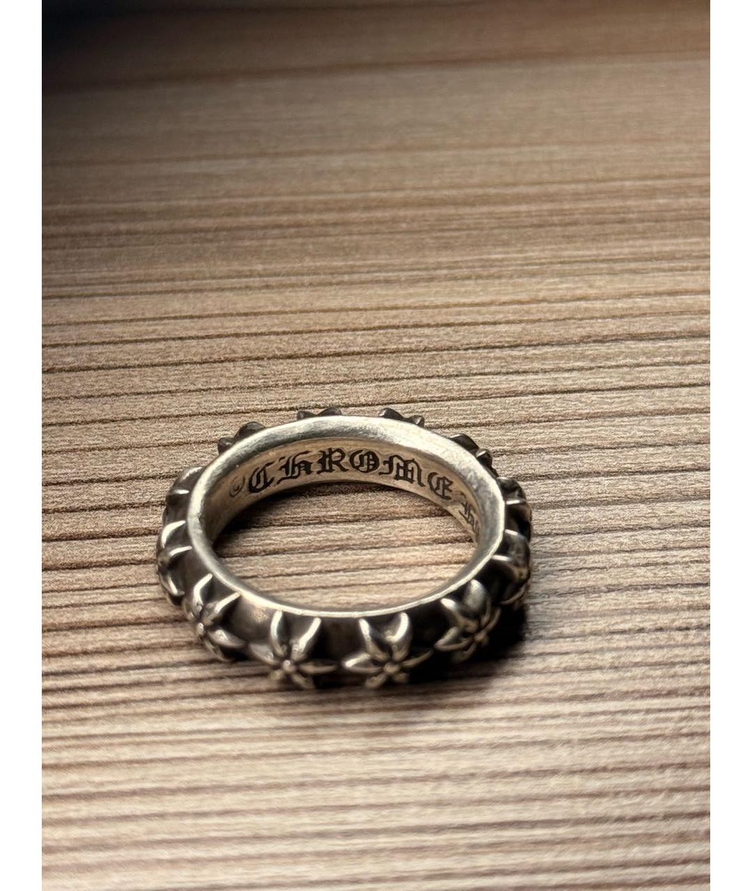 CHROME HEARTS Серебряное серебряное кольцо, фото 5