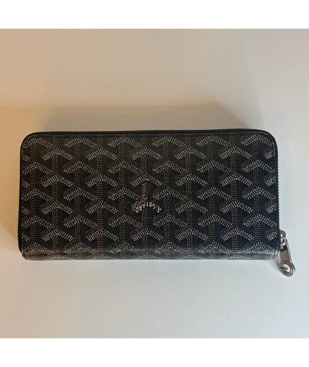 GOYARD Черный кошелек, фото 5