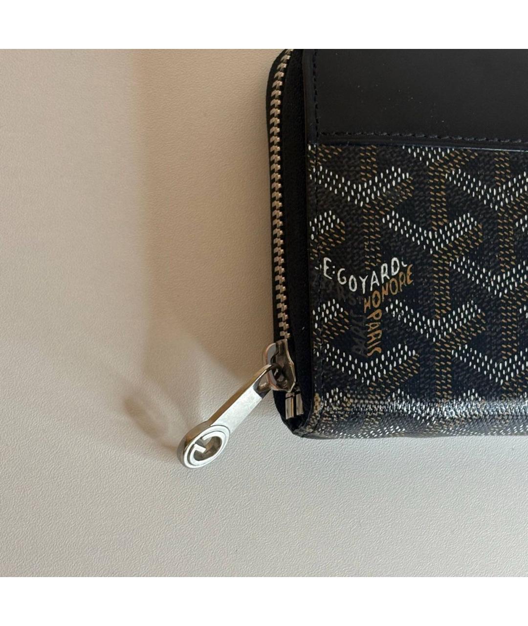 GOYARD Черный кошелек, фото 4