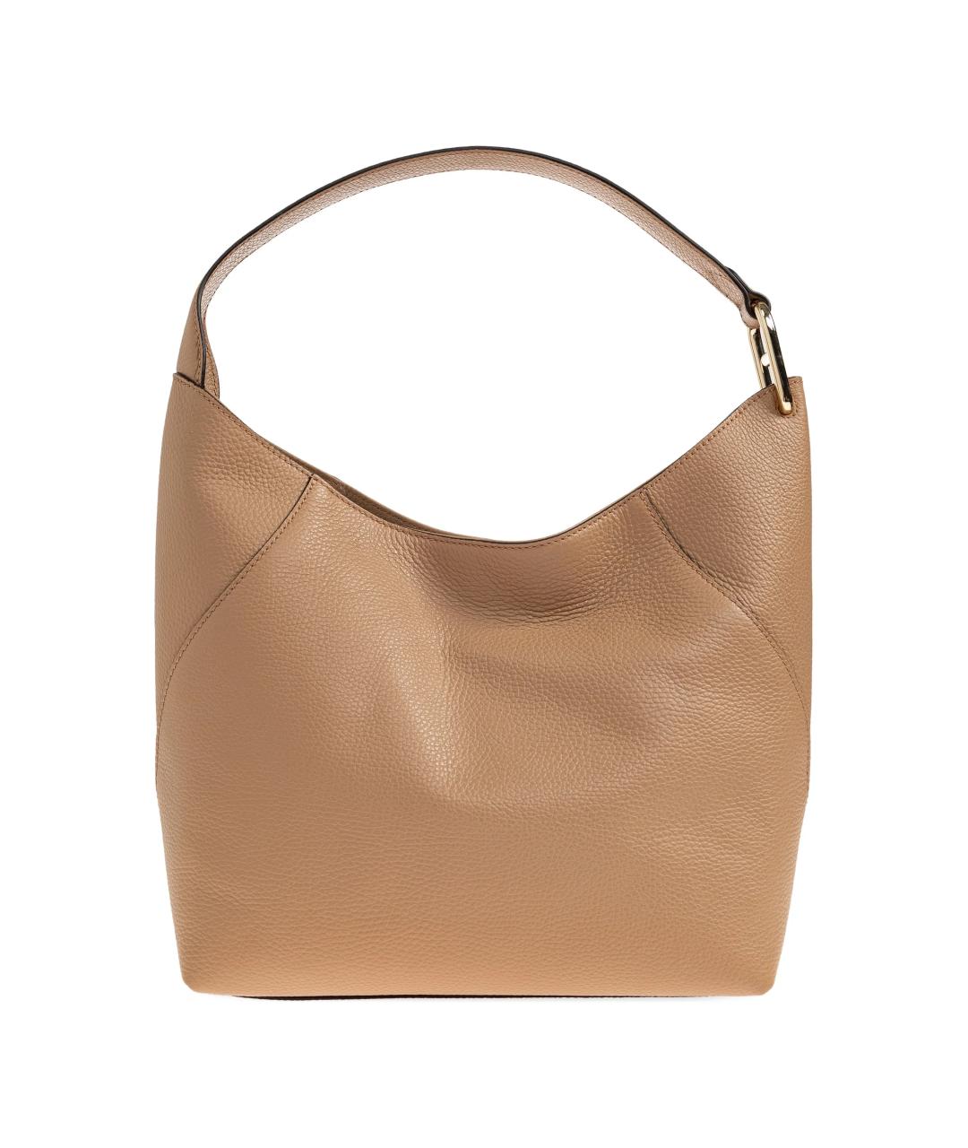 FURLA Бежевая кожаная сумка тоут, фото 3