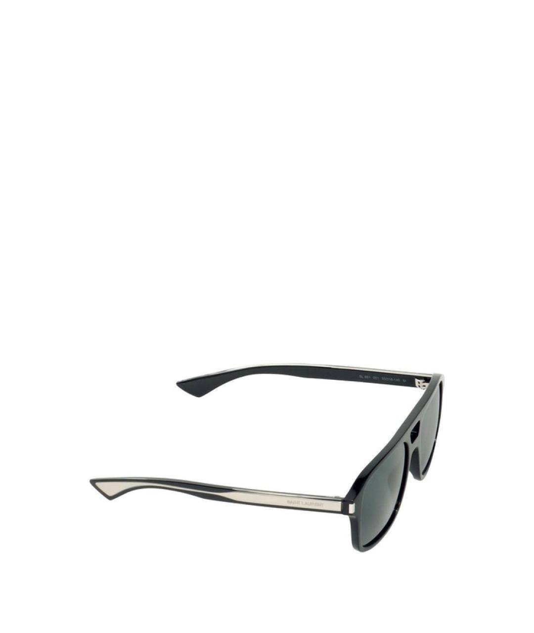 SAINT LAURENT Черные солнцезащитные очки, фото 2