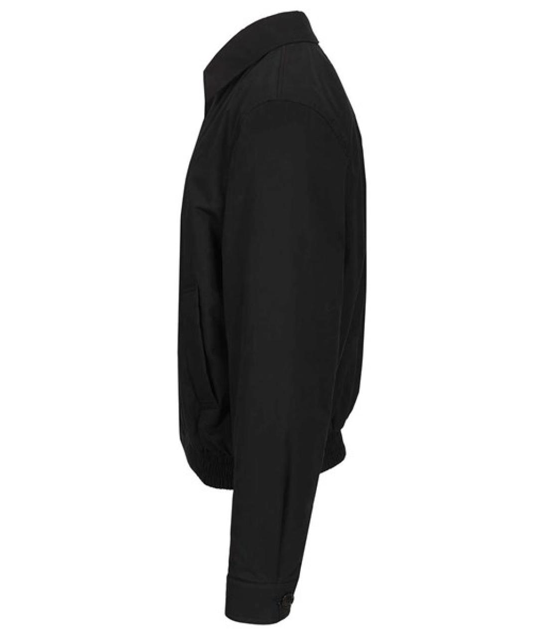 SAINT LAURENT Черная хлопковая куртка, фото 3