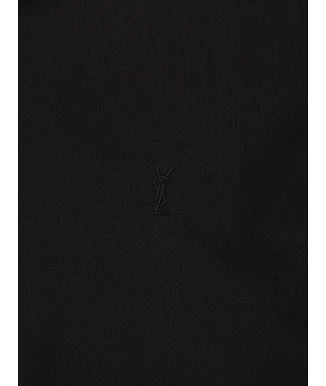 SAINT LAURENT Черная хлопковая куртка, фото 5