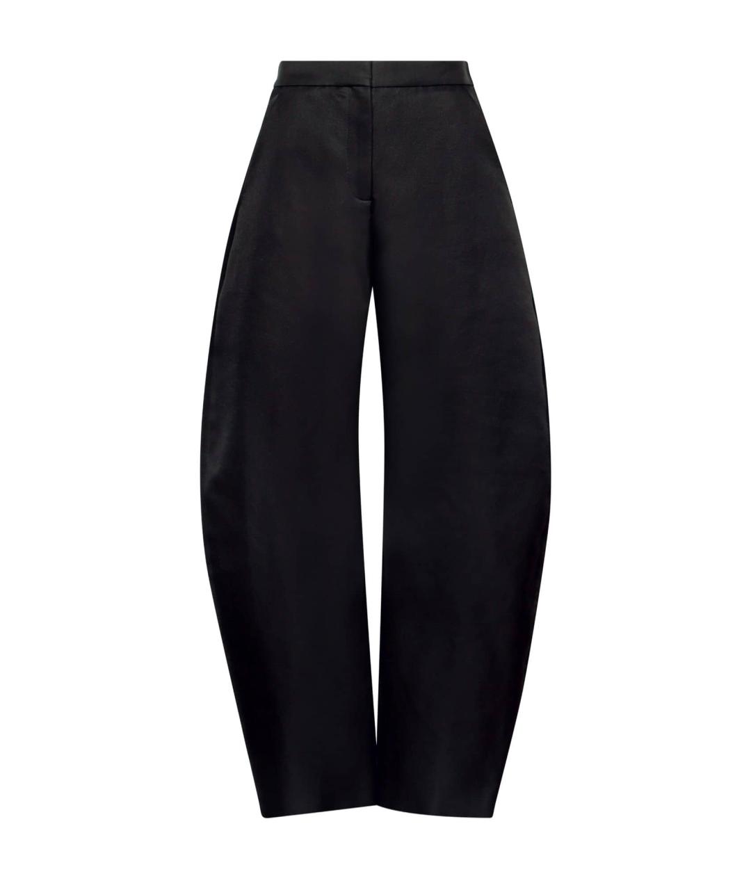 ALAIA Черные шерстяные прямые брюки, фото 1