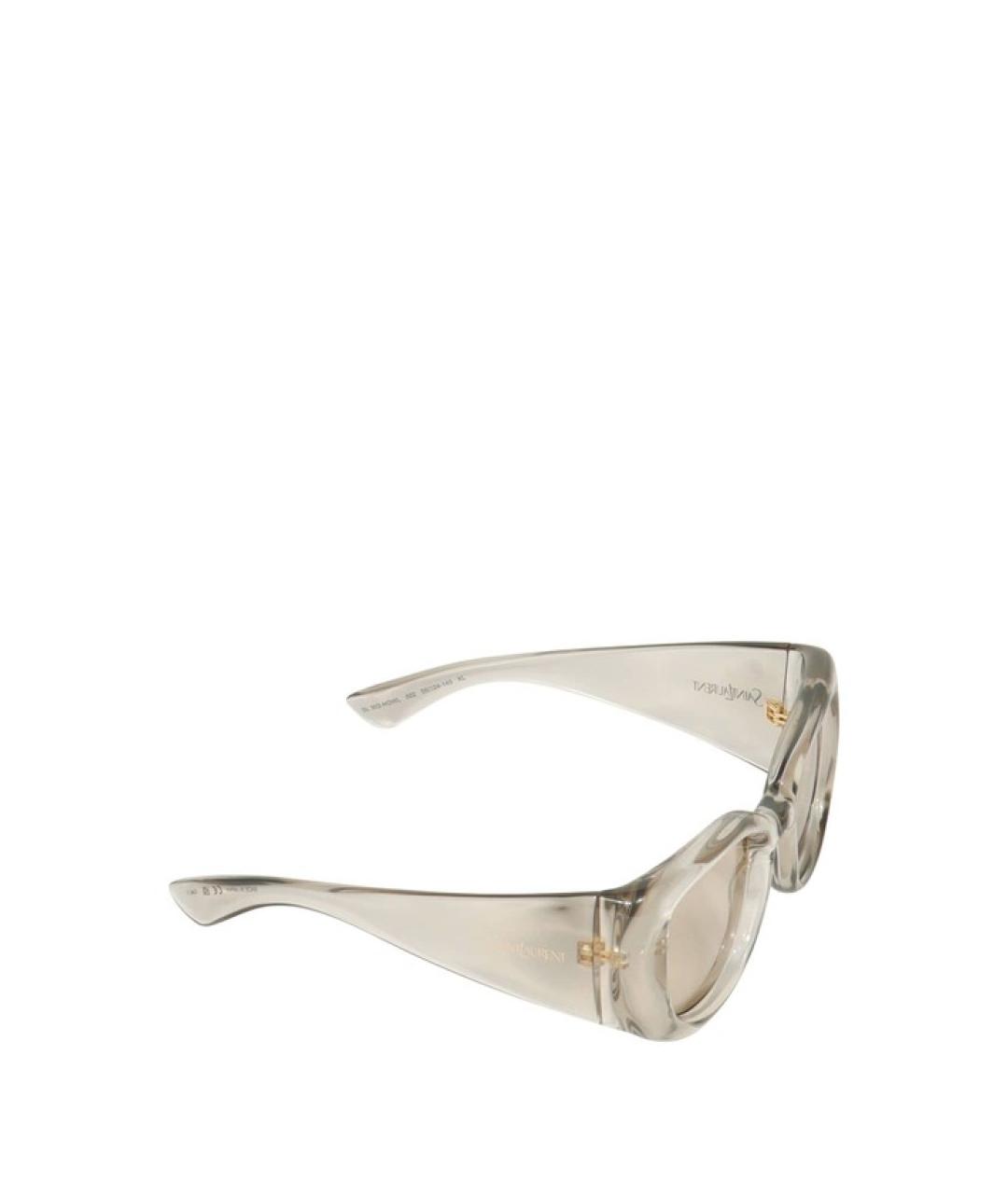 SAINT LAURENT Серые солнцезащитные очки, фото 2