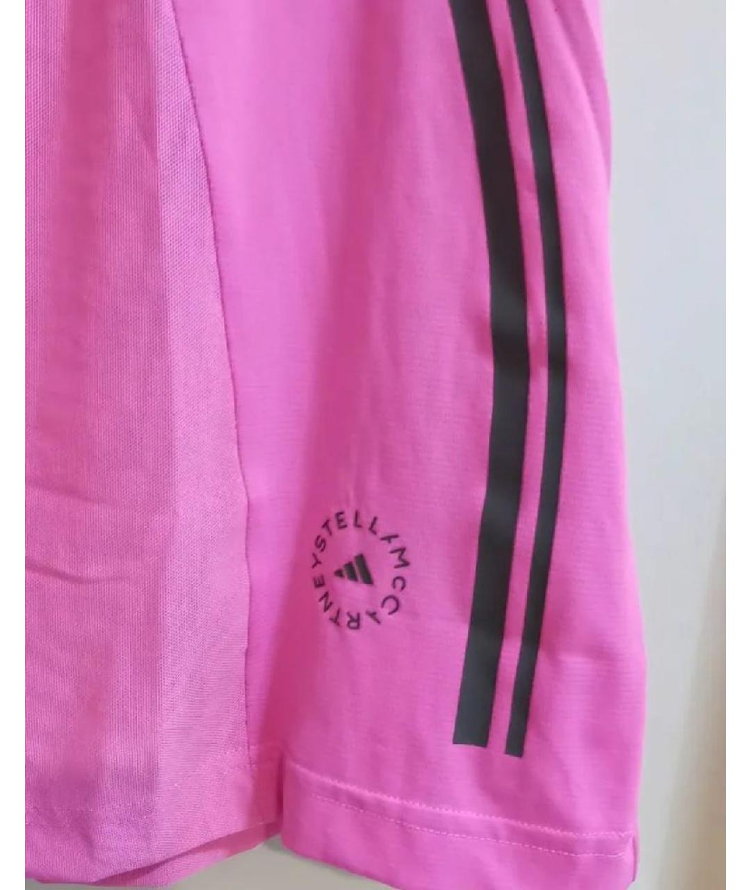 ADIDAS BY STELLA MCCARTNEY Розовые полиэстеровые спортивные брюки и шорты, фото 6