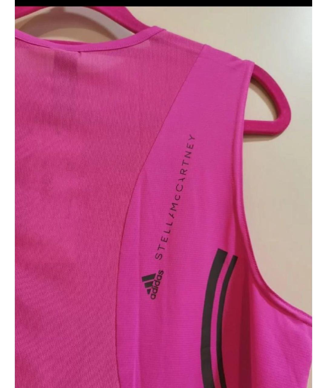 ADIDAS BY STELLA MCCARTNEY Розовые полиэстеровые спортивные брюки и шорты, фото 4