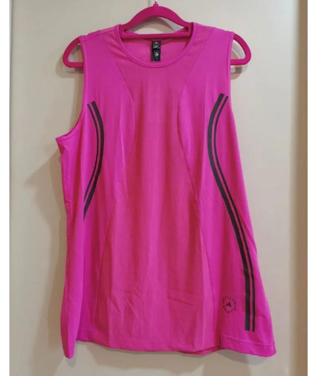 ADIDAS BY STELLA MCCARTNEY Розовые полиэстеровые спортивные брюки и шорты, фото 7