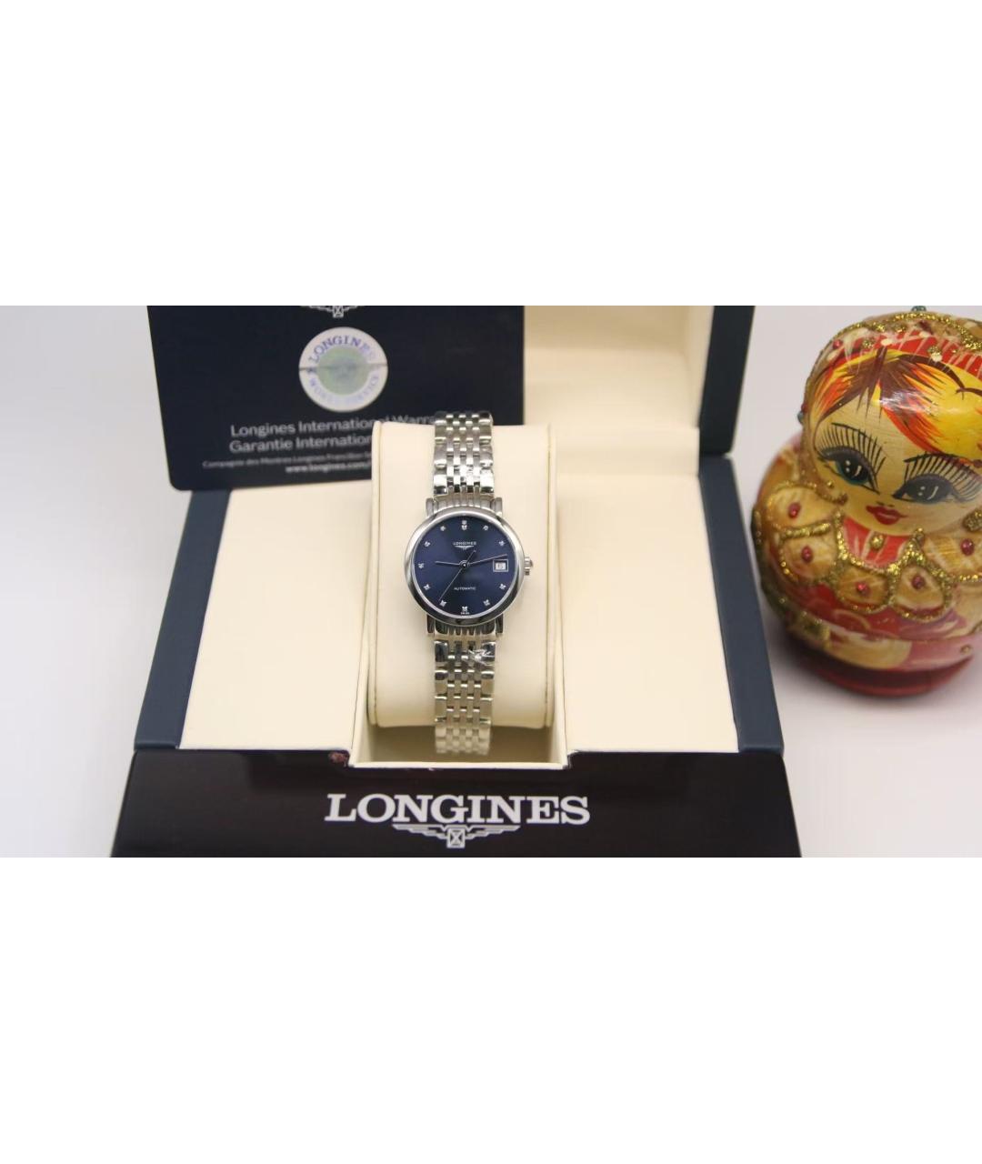LONGINES Серебряные часы, фото 2