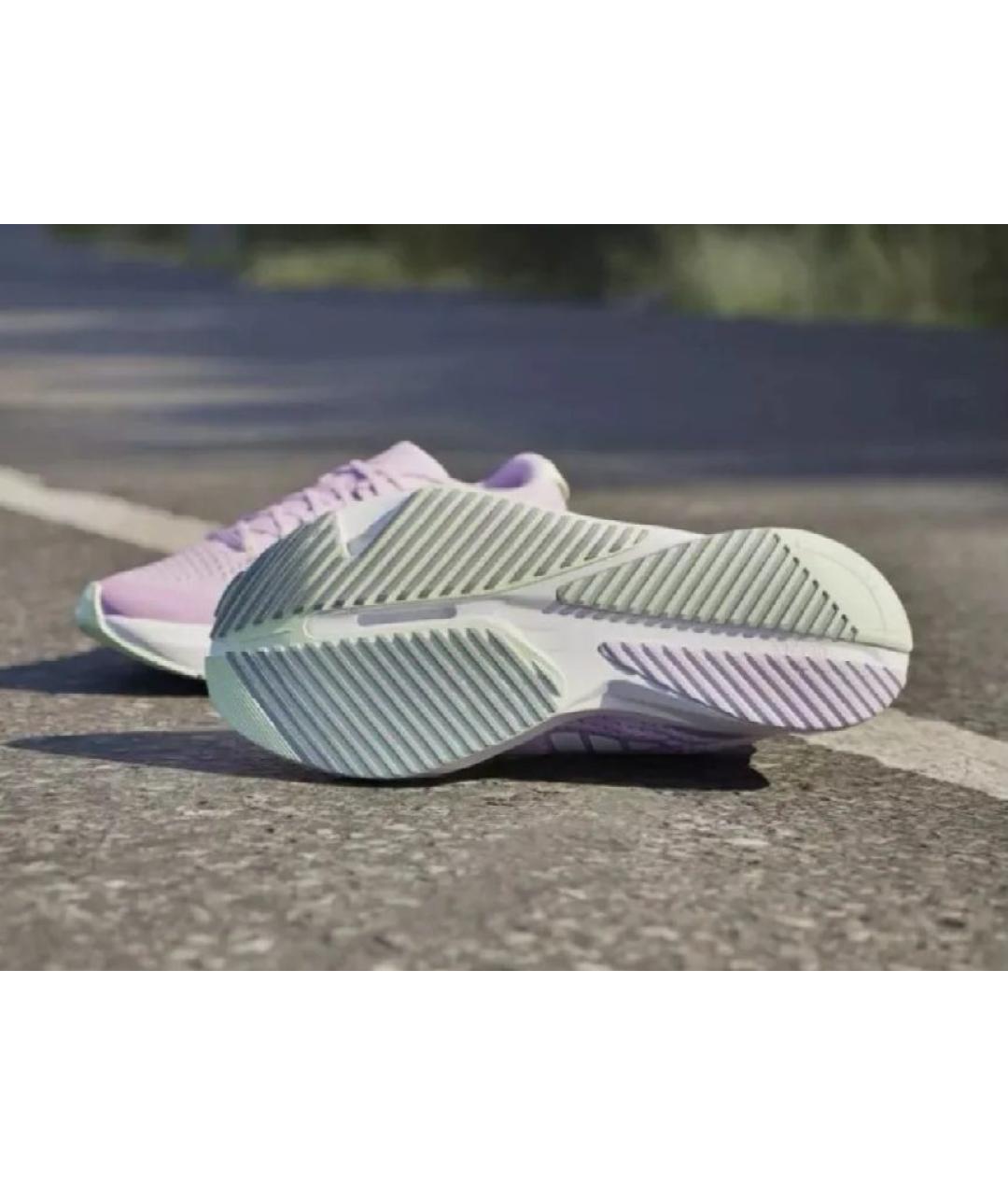 ADIDAS Розовые текстильные кроссовки, фото 6