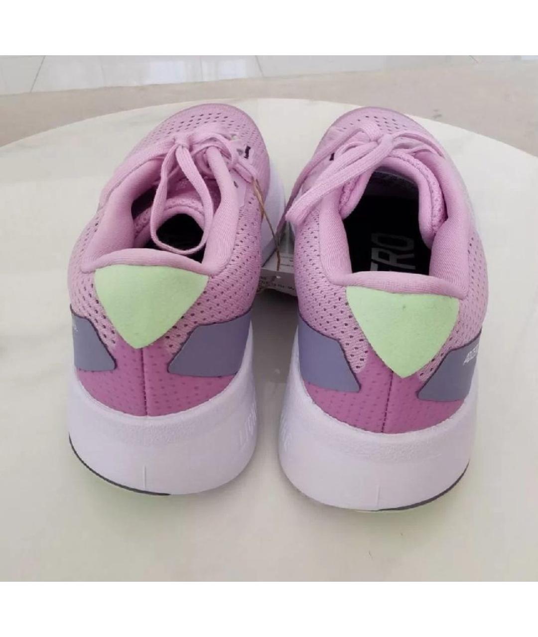 ADIDAS Розовые текстильные кроссовки, фото 5