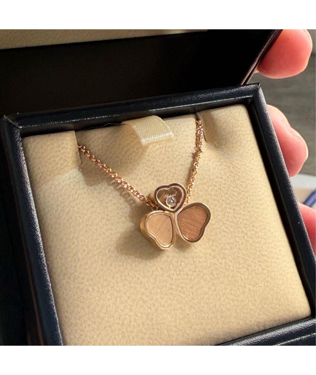 CHOPARD Золотая подвеска из розового золота, фото 3
