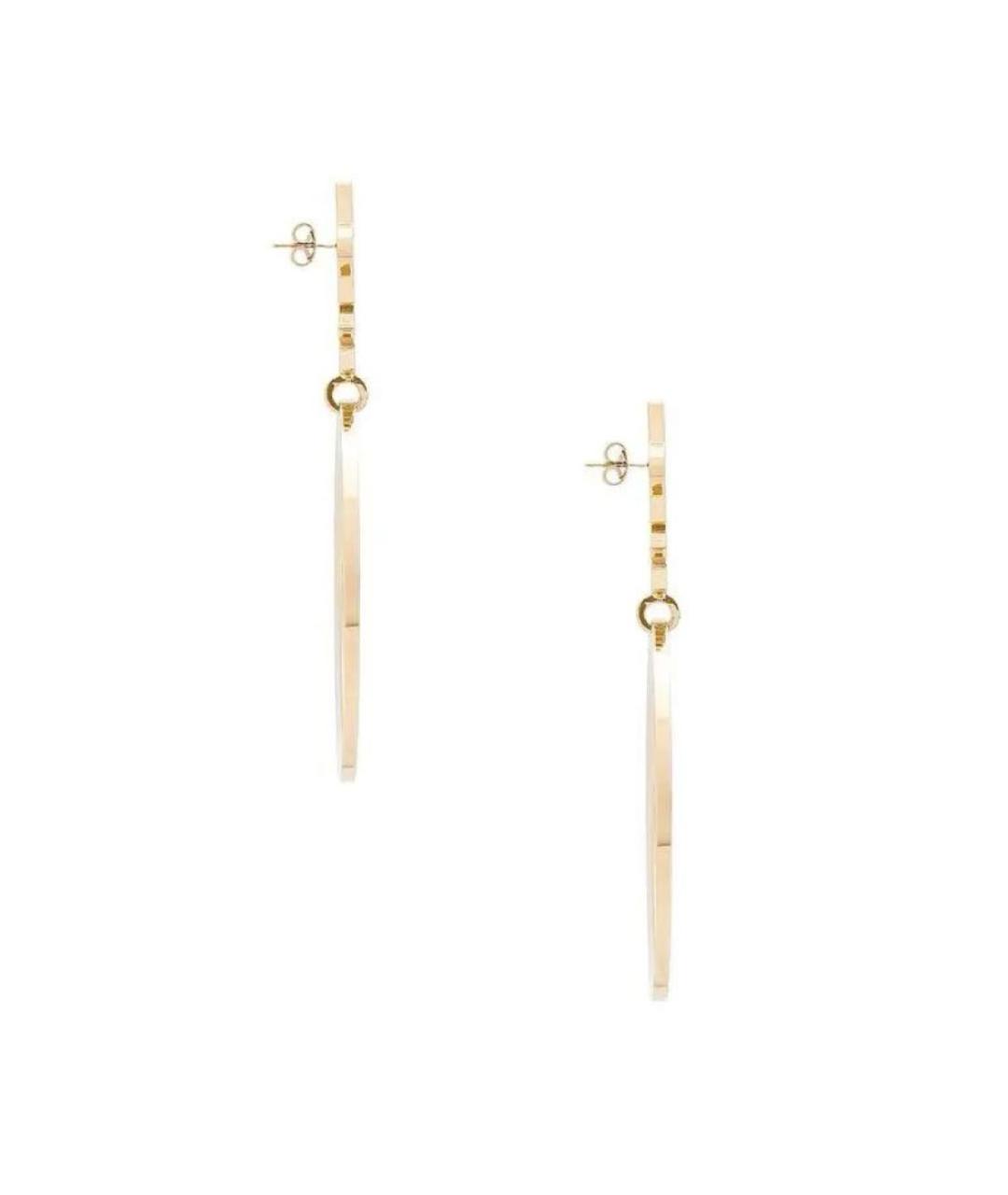 SAINT LAURENT Золотые серьги, фото 4