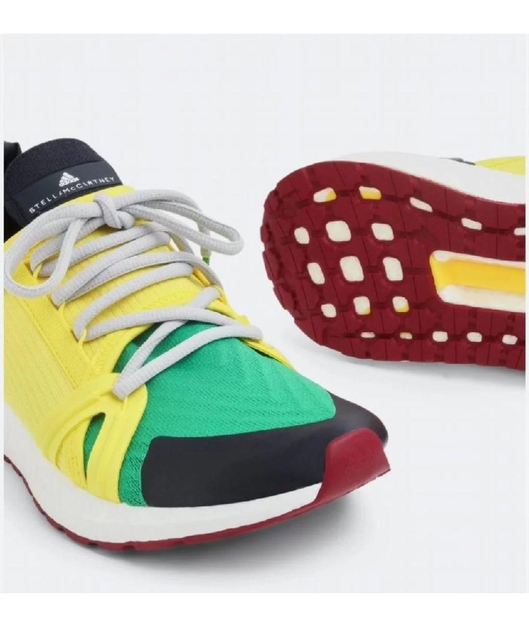 ADIDAS BY STELLA MCCARTNEY Мульти текстильные низкие кроссовки / кеды, фото 8