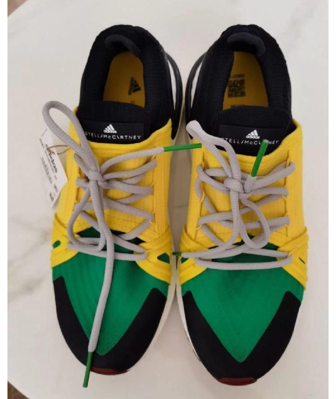 ADIDAS BY STELLA MCCARTNEY Мульти текстильные низкие кроссовки / кеды, фото 4