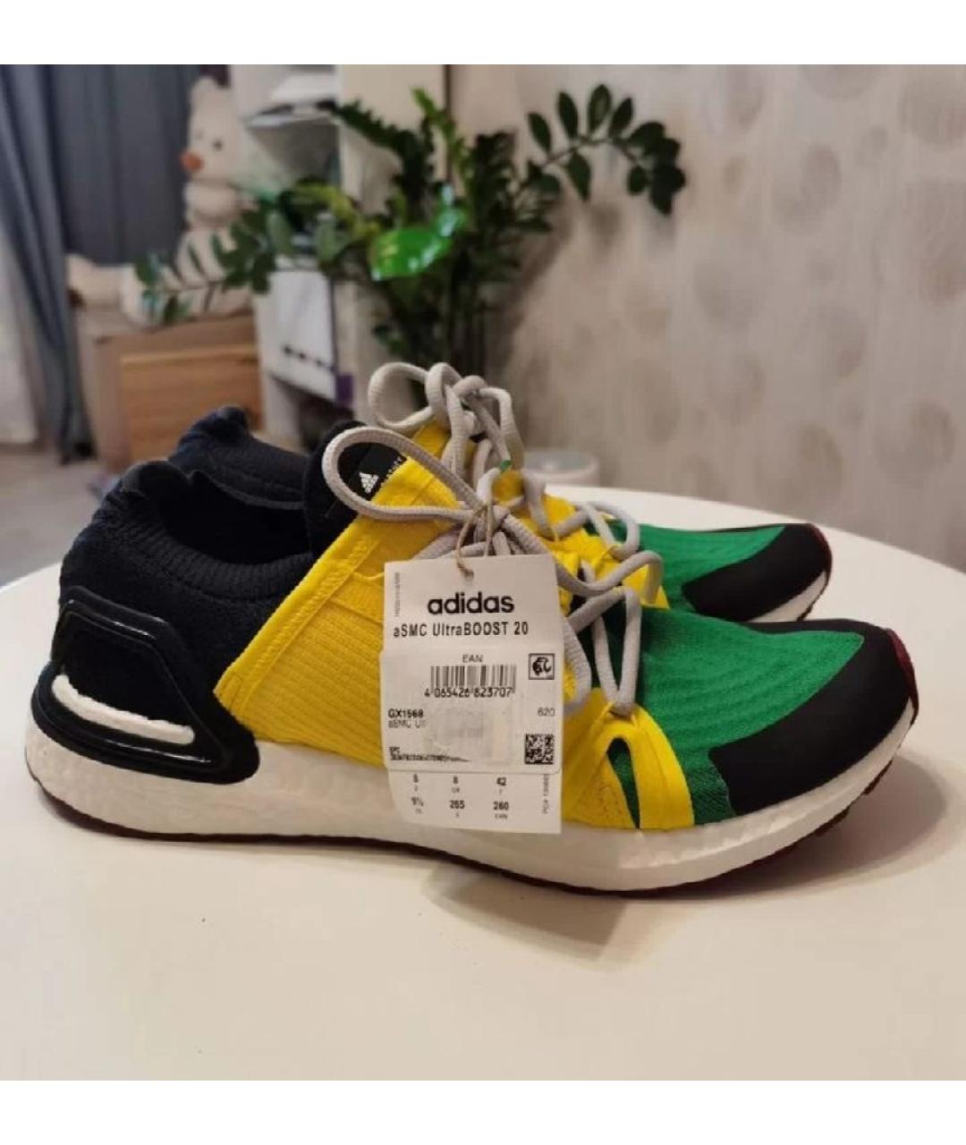 ADIDAS BY STELLA MCCARTNEY Мульти текстильные низкие кроссовки / кеды, фото 2