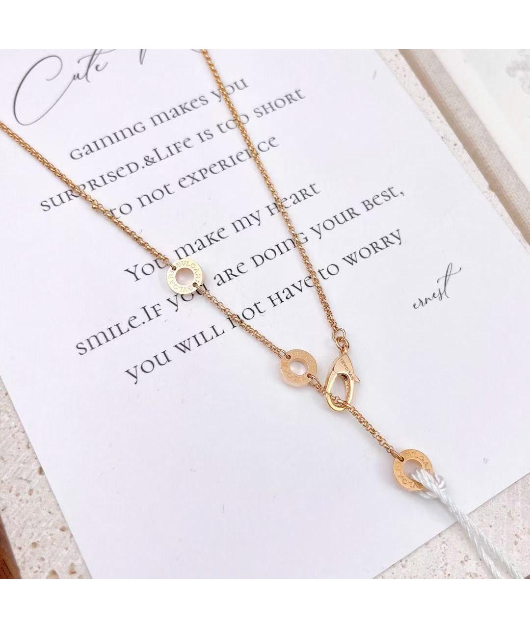 BVLGARI Золотая подвеска, фото 6