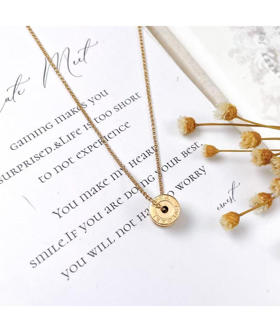 BVLGARI Золотая подвеска, фото 5