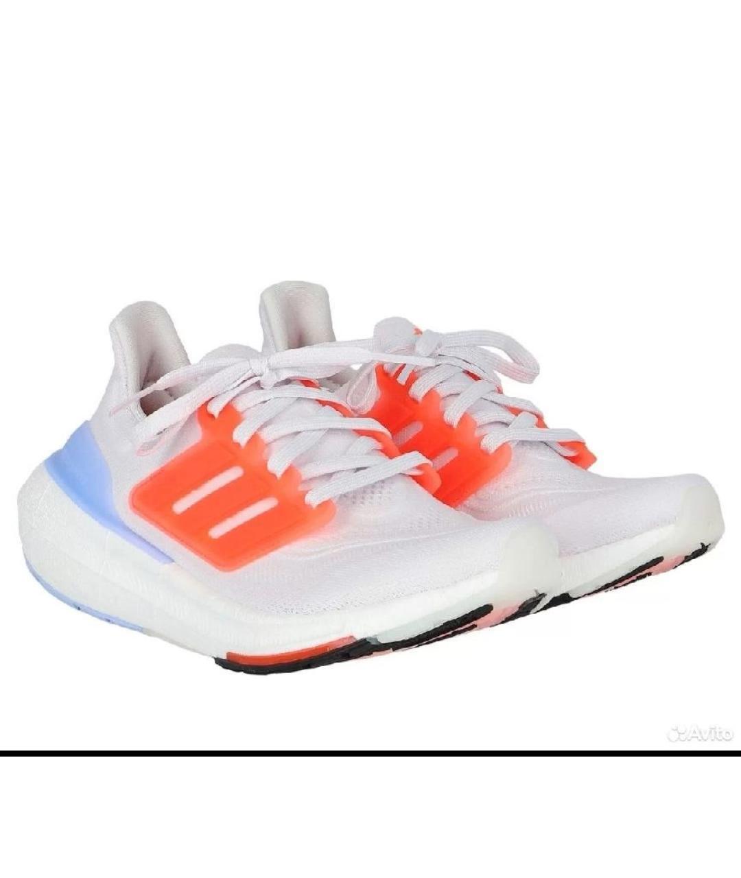 ADIDAS Белые текстильные кроссовки, фото 9