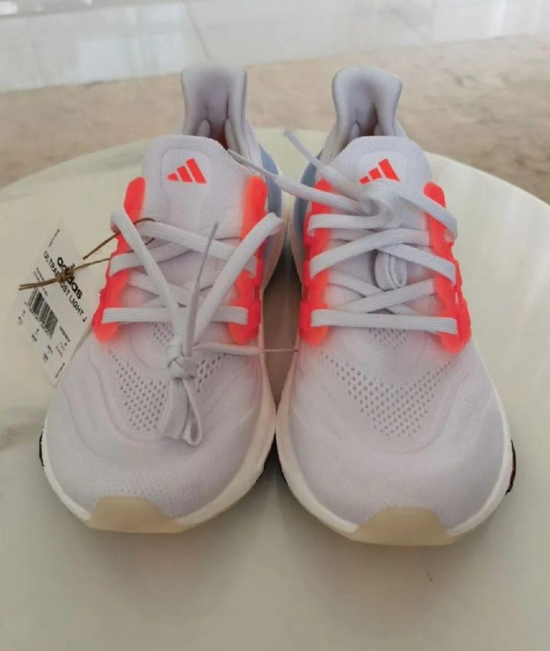 ADIDAS Белые текстильные кроссовки, фото 3