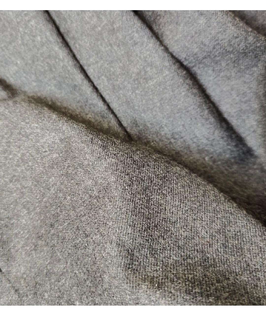 GUY LAROCHE Антрацитовая шерстяная юбка миди, фото 5