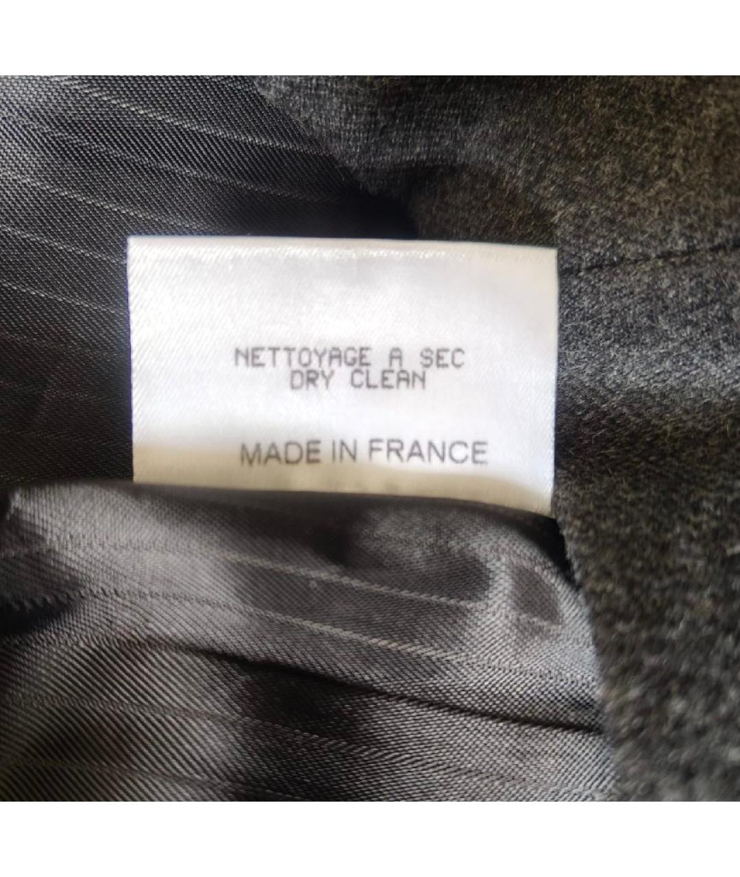 GUY LAROCHE Антрацитовая шерстяная юбка миди, фото 9