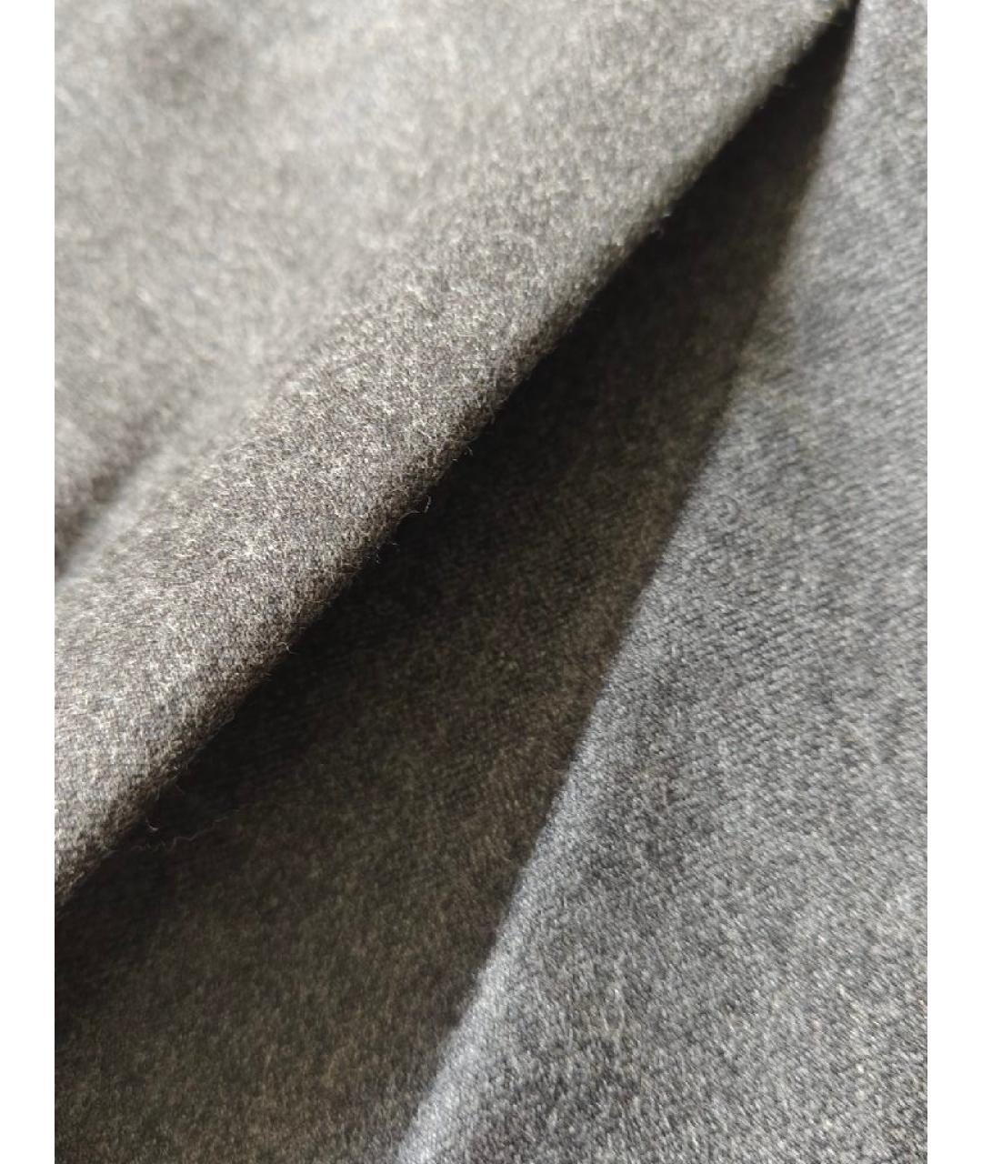 GUY LAROCHE Антрацитовая шерстяная юбка миди, фото 6