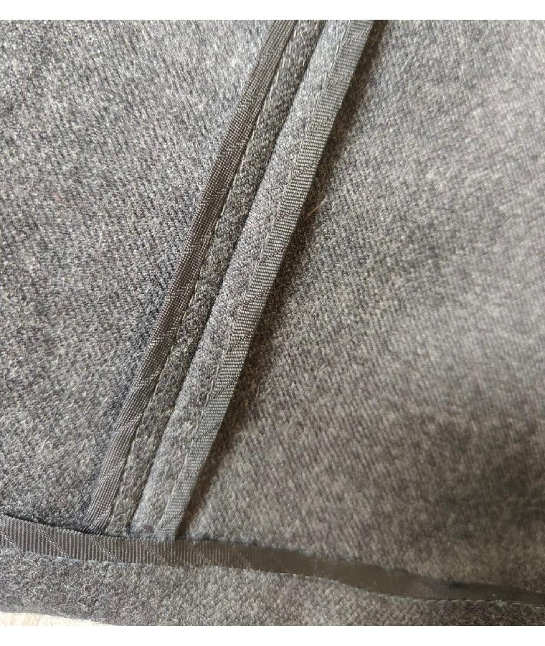 GUY LAROCHE Антрацитовая шерстяная юбка миди, фото 7