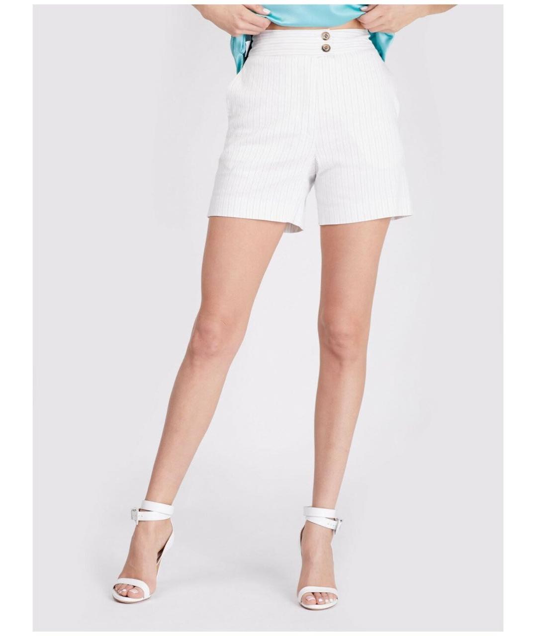 PINKO Белые льняные шорты, фото 6