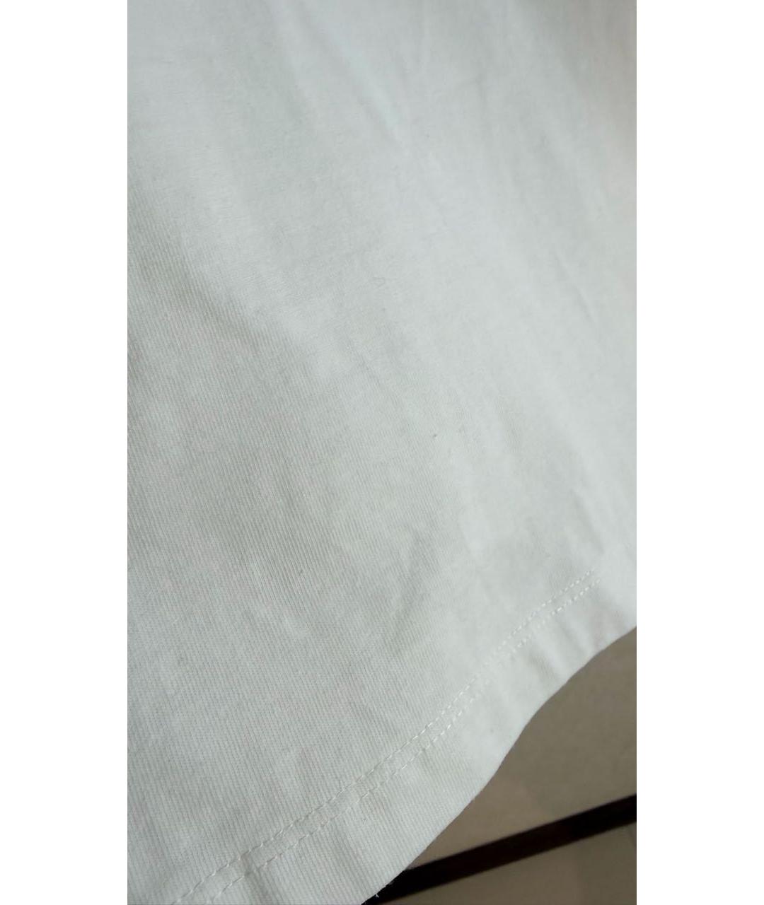 KENZO Белая хлопковая футболка, фото 3