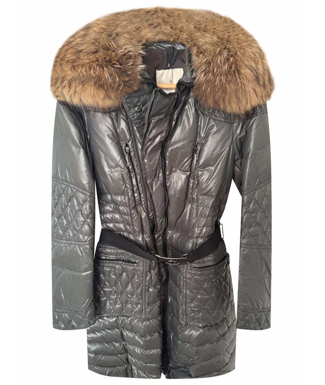 MONCLER Хаки пуховик, фото 1