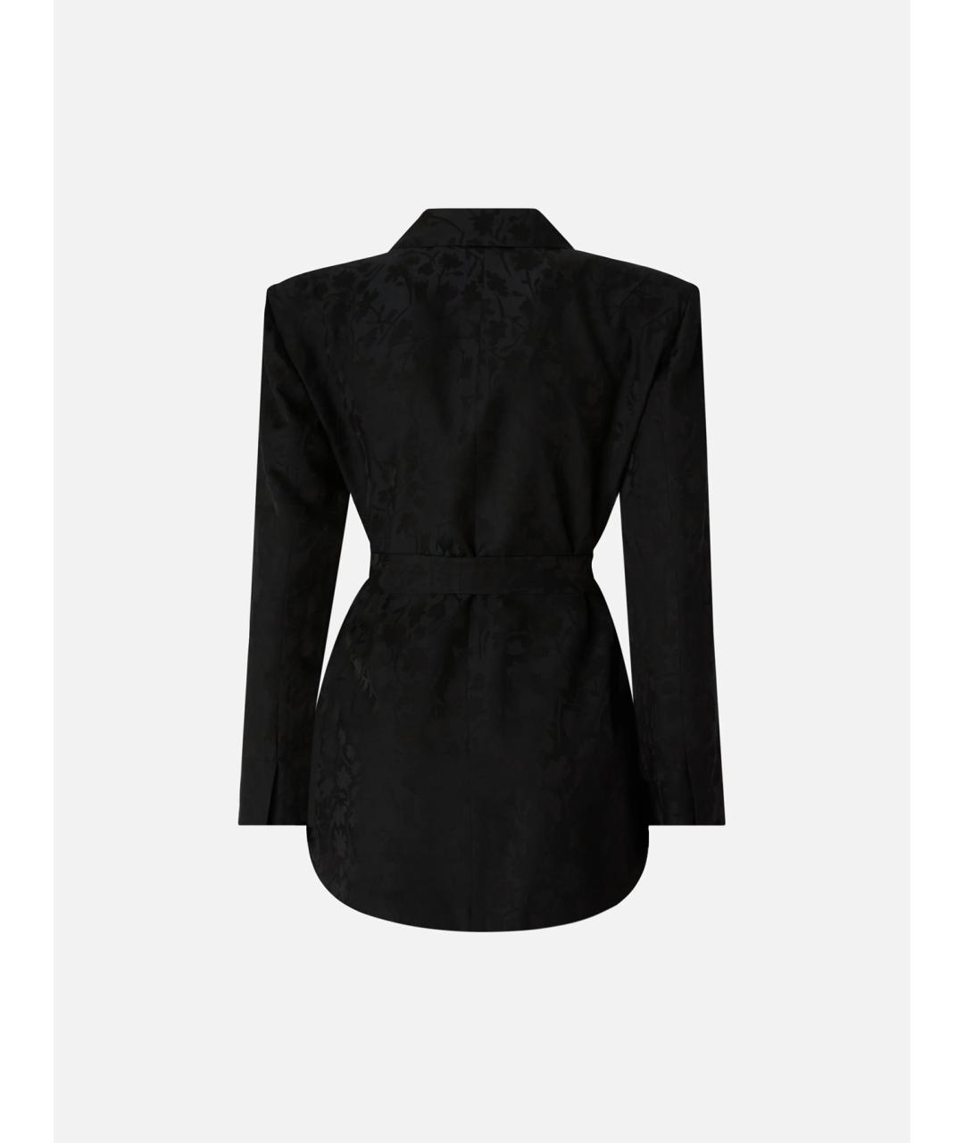 PINKO Черный вискозный жакет/пиджак, фото 5