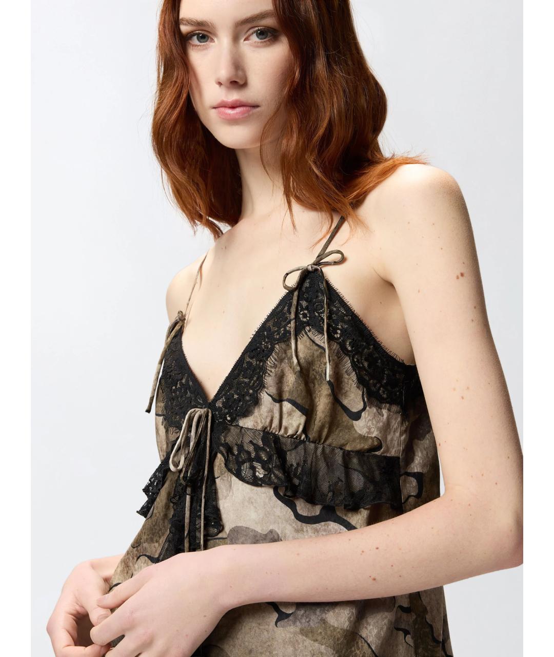 PINKO Мульти вискозная майка, фото 5