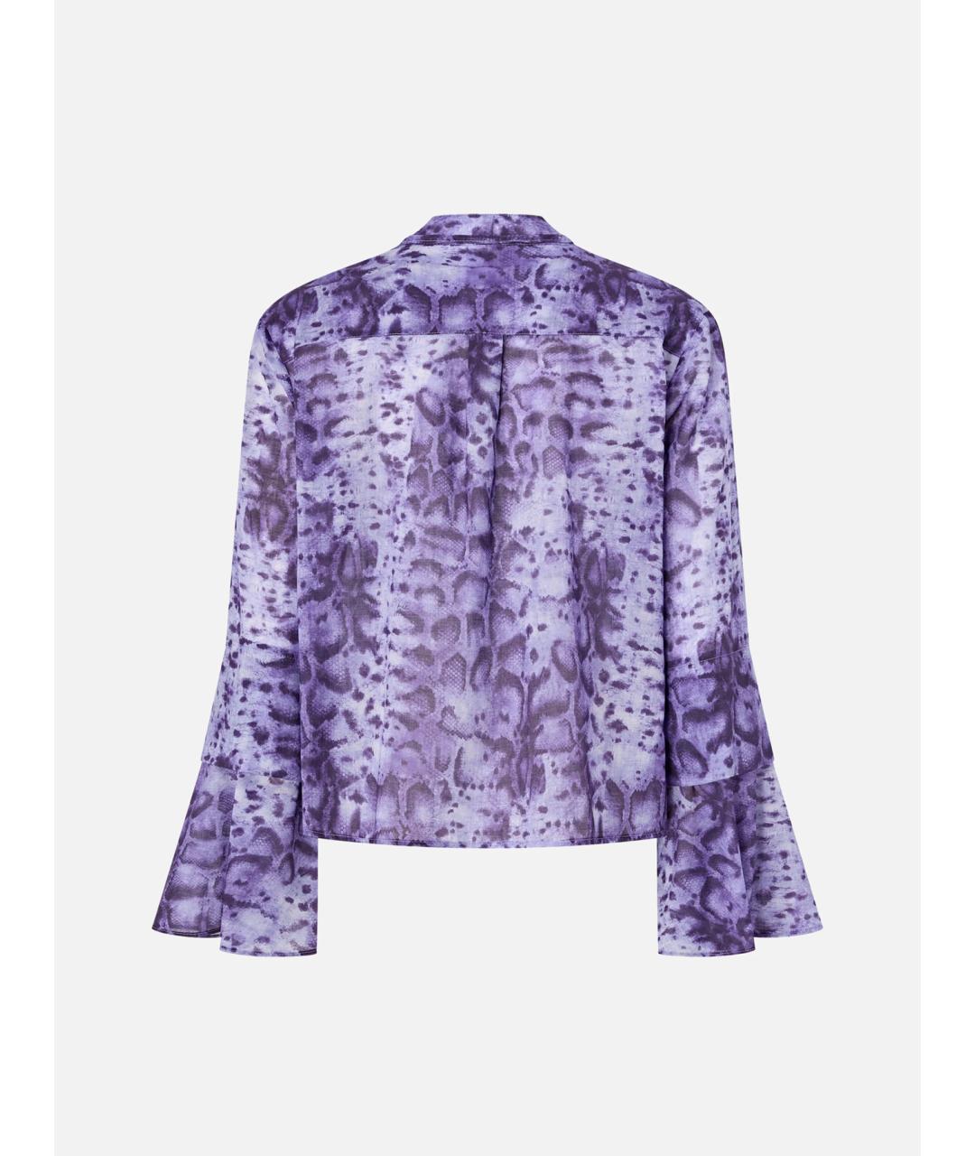 PINKO Фиолетовая хлопковая блузы, фото 6