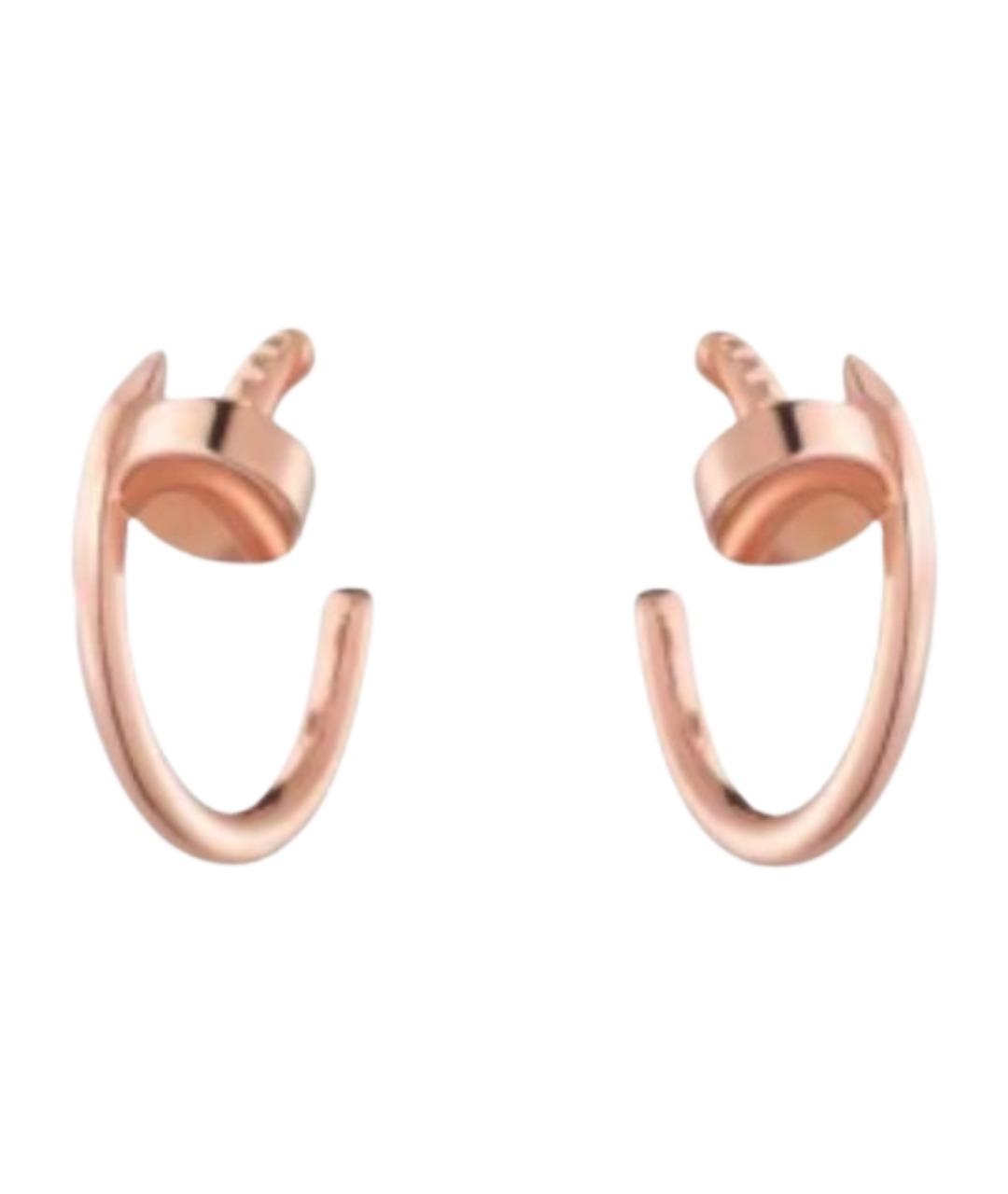 CARTIER Золотые серьги из розового золота, фото 1