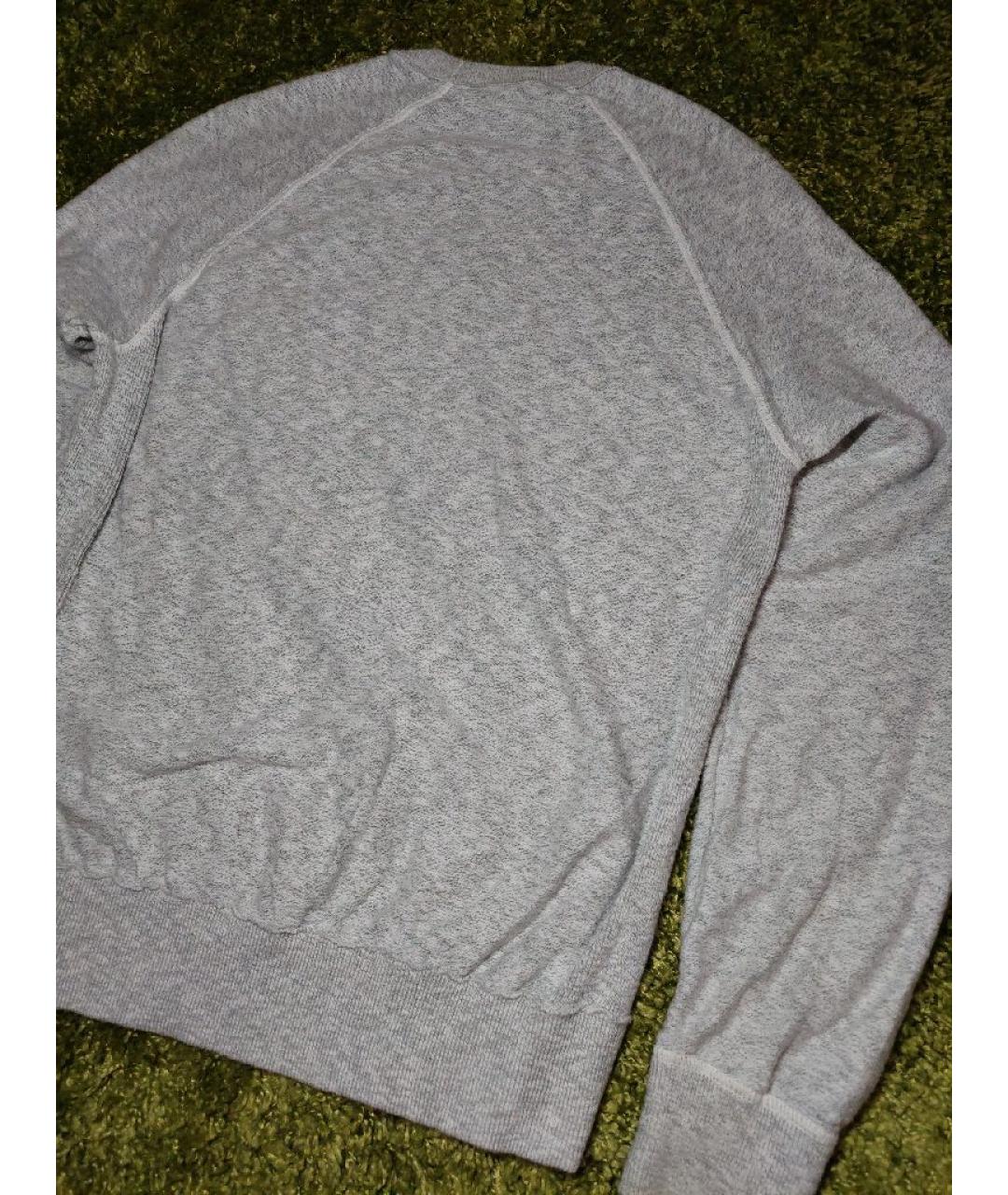 STONE ISLAND Серый хлопковый джемпер / свитер, фото 2