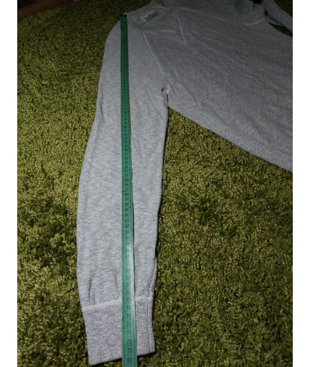 STONE ISLAND Серый хлопковый джемпер / свитер, фото 7