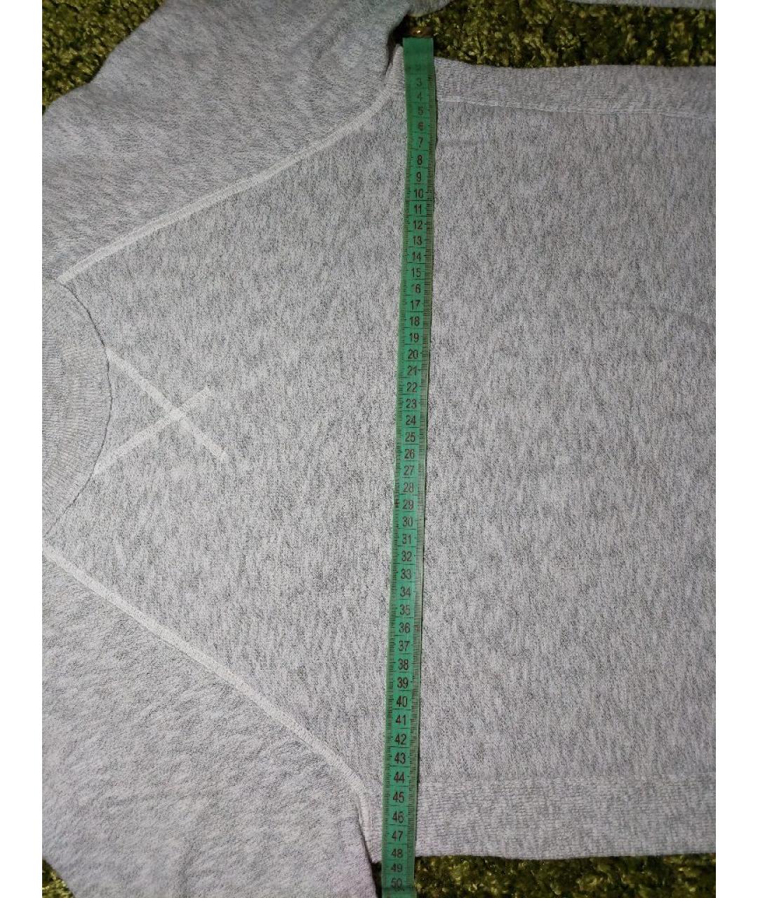 STONE ISLAND Серый хлопковый джемпер / свитер, фото 8