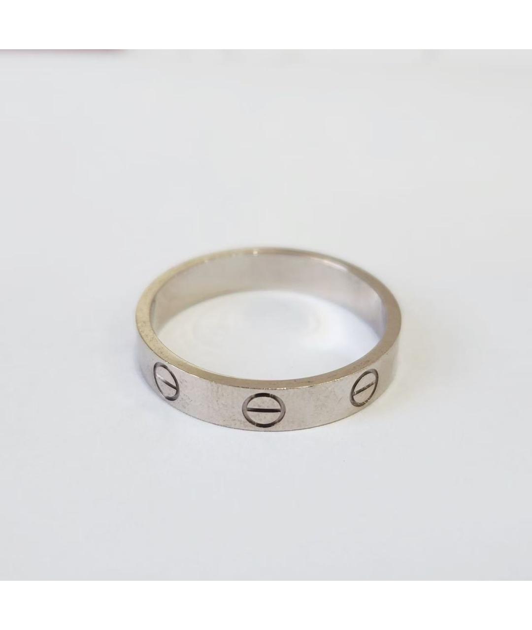 CARTIER Серебряное кольцо из белого золота, фото 4