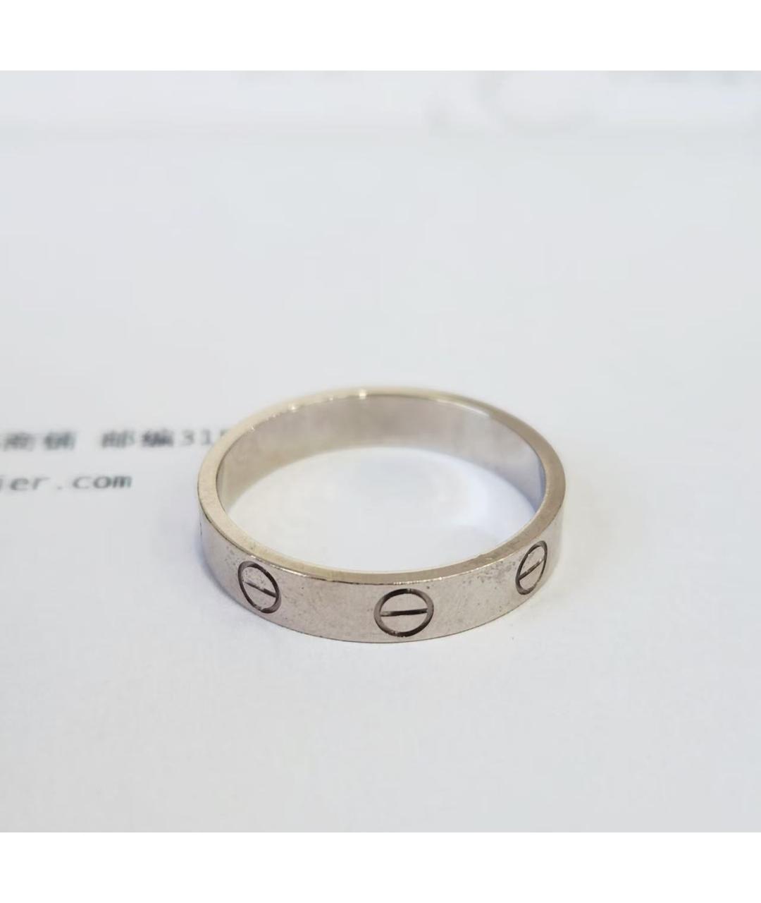 CARTIER Серебряное кольцо из белого золота, фото 3