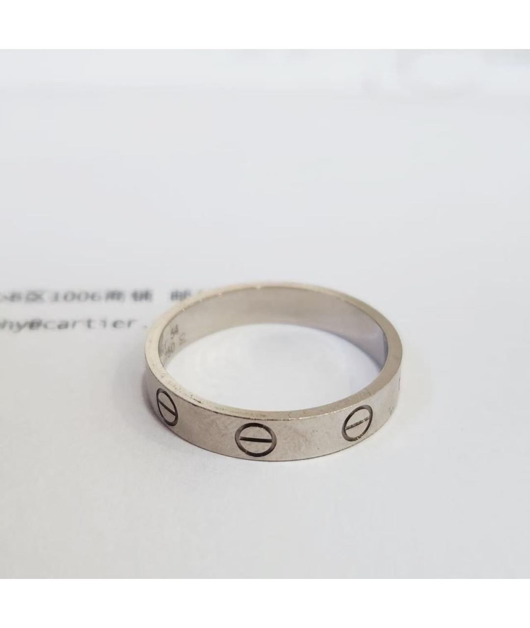 CARTIER Серебряное кольцо из белого золота, фото 5