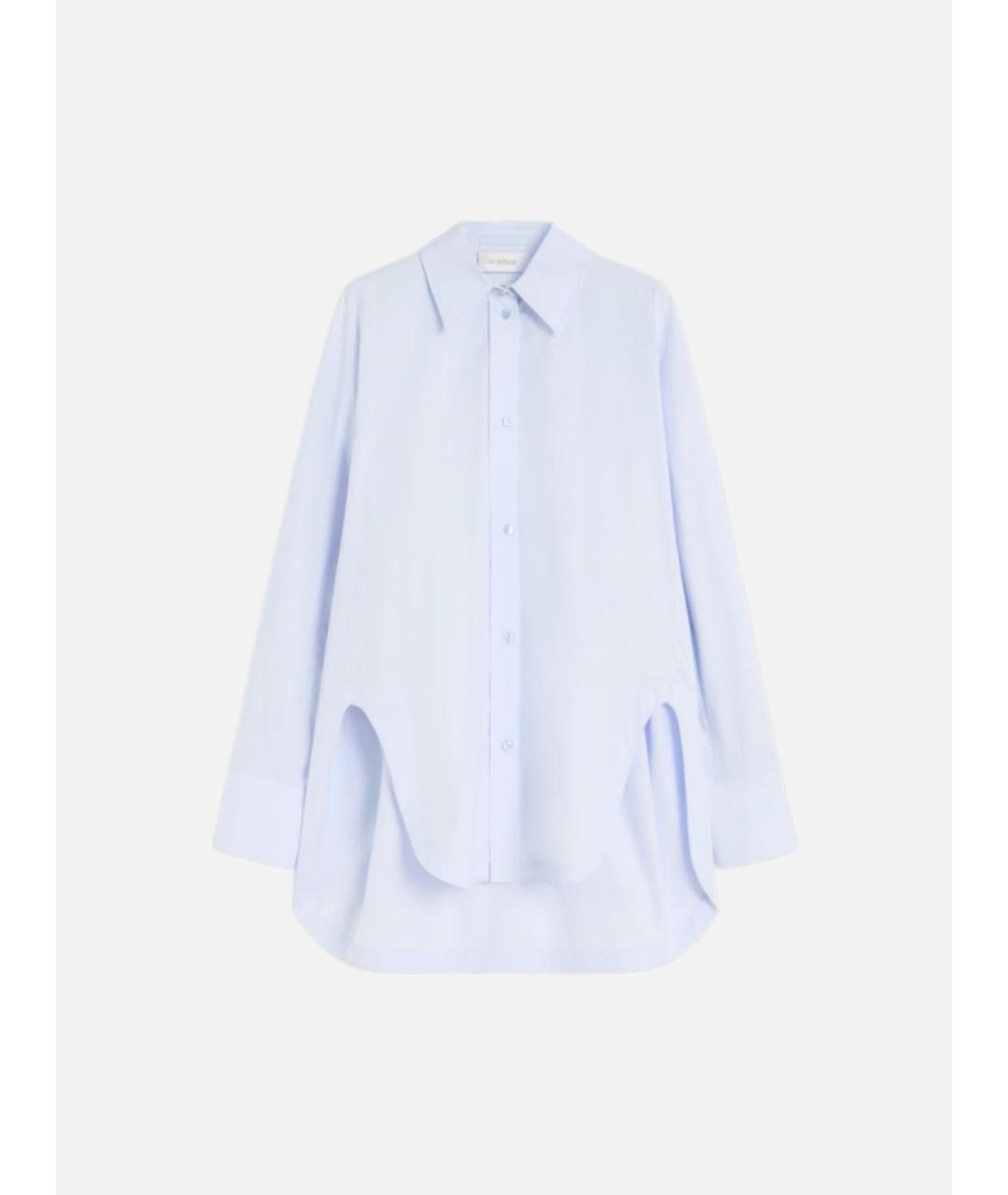 SPORTMAX Голубая хлопковая рубашка, фото 6