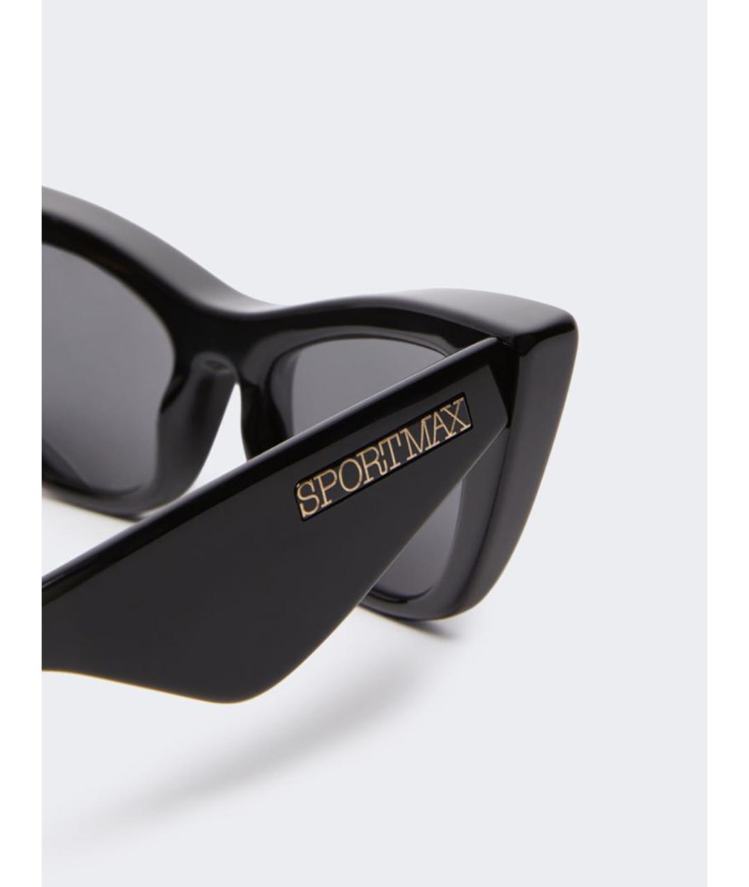 SPORTMAX Черные солнцезащитные очки, фото 3