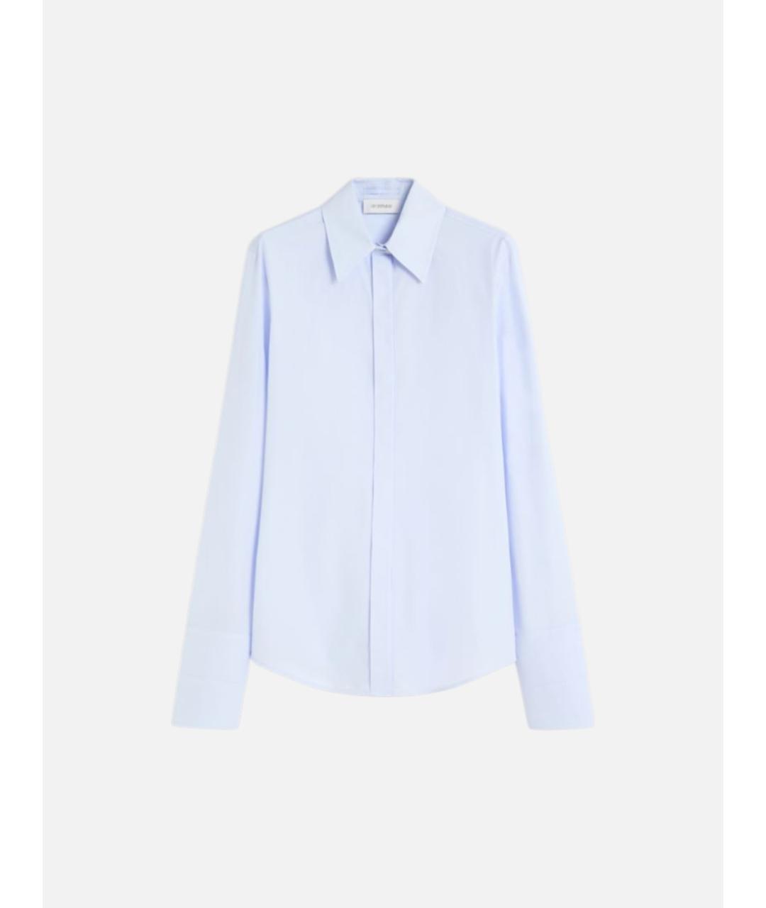 SPORTMAX Синяя хлопковая рубашка, фото 6