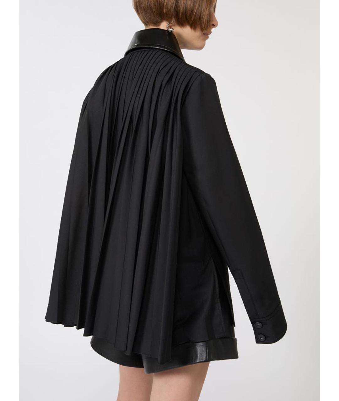 SPORTMAX Черная полиэстеровая куртка, фото 5