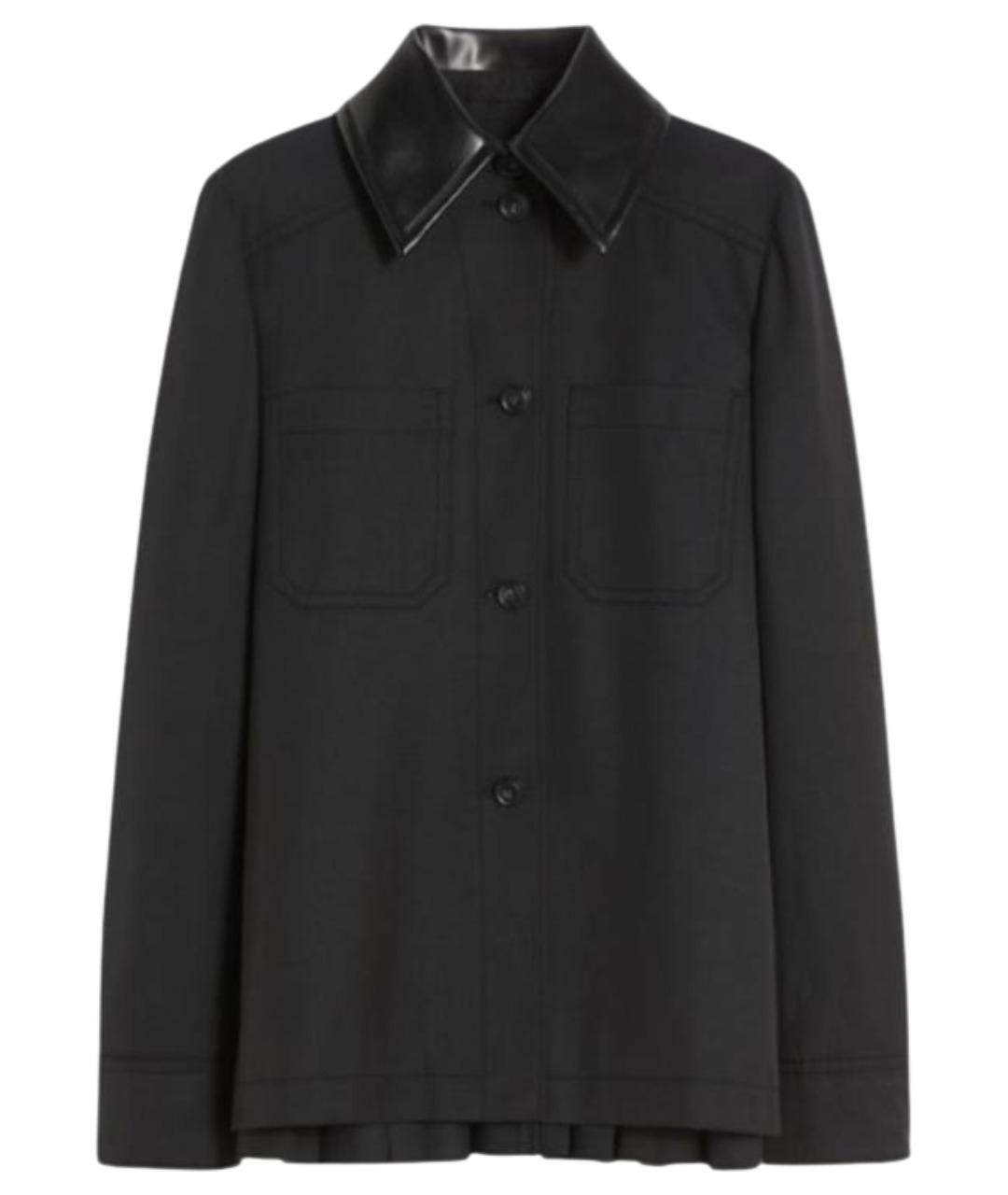 SPORTMAX Черная полиэстеровая куртка, фото 1