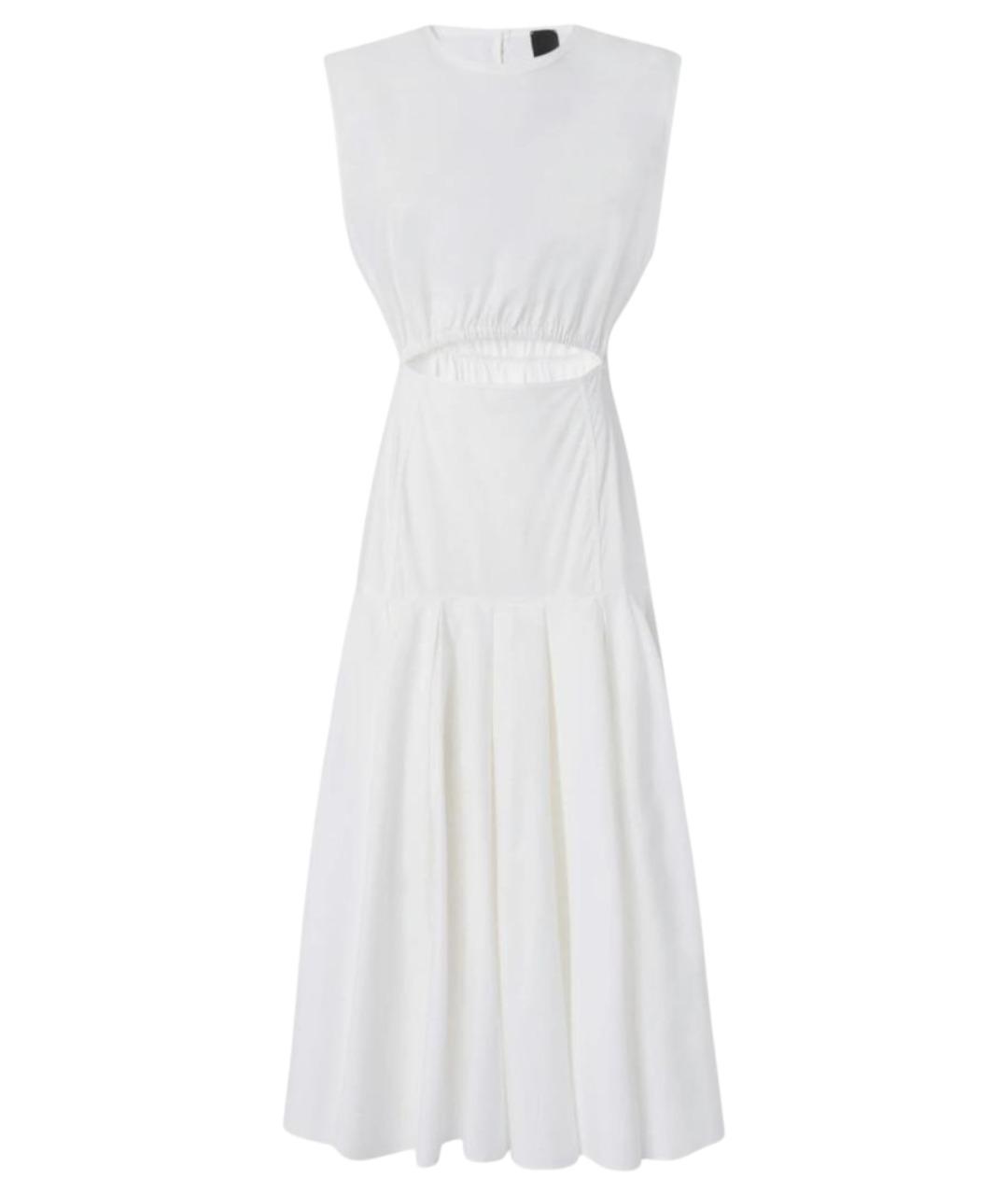 PINKO Белое хлопковое повседневное платье, фото 1