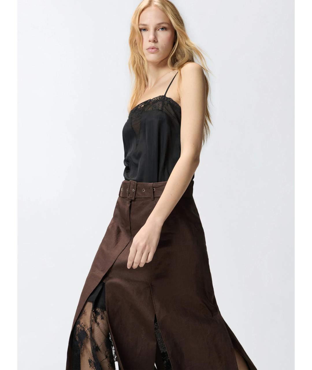 PINKO Мульти вискозное коктейльное платье, фото 3