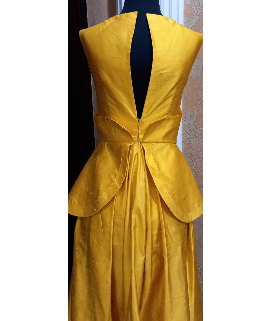AVTANDIL Желтое шелковое платье, фото 9